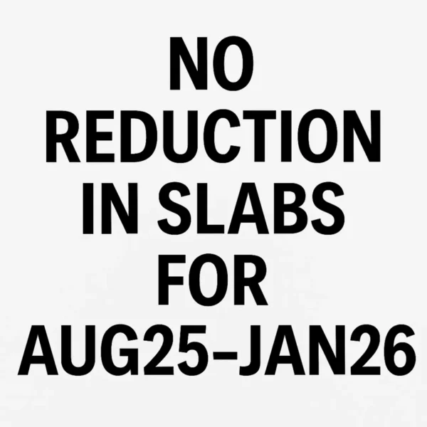 No reduction in Slabs_Aug25-Jan26