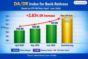 Dearness relief 2.83% increase